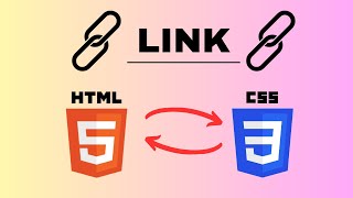 How To Link CSS To HTML In Visual Studio Code  Website Development [upl. by Eyatnod]