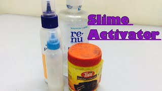 3 types of Slime Activator [upl. by Timmy]