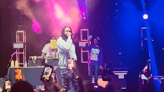 Young Nudy  “Blue Cheese Salad” amp “Green Bean” Live Performance in Richmond VA 42923 [upl. by Berky337]