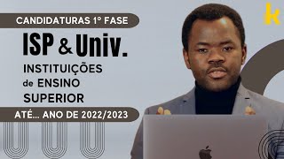 CANDIDATURAS EM PORTUGAL  20222023 [upl. by Lseil]