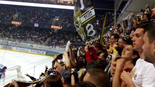 Curva Nord  HC Lugano vs ZSC Lions  Gara 5 Finale Playoff 2018 [upl. by Aihgn362]