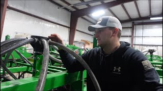 Walkthrough Of Our Customized John Deere 60 Ft Air Seeder [upl. by Ainslee25]