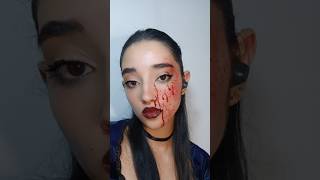 Maquillajes fáciles 🎃👻🕸HalloweenMakeUp maquillajefacil maquillajetutorial maquillajehalloween [upl. by Buseck]