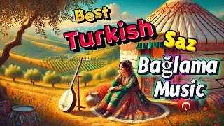 Best Turkish Music Part 10  Saz  Bağlama  Music World [upl. by Vanderhoek]