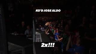 Max Holloway Knocked Out Jose Aldo 2 TIMES [upl. by Jamin]