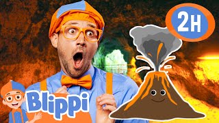 Blippis Volcano Adventure  BEST OF BLIPPI TOYS  Educational Videos for Kids [upl. by Remliw]