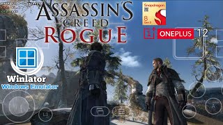 Assassins Creed Rogue Gameplay HD Winlator 713 Glibc Windows Emulator Android [upl. by Akcire]