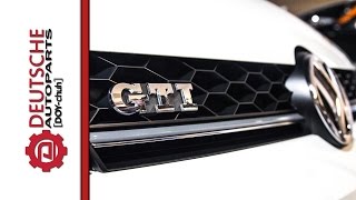 GTD Grille Install on a MK7 GTI Lighting Package Grille [upl. by Adnilg]