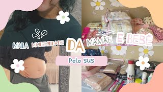 MALA MATERNIDADE MAMÃƒE E BEBÃŠ  PARTO PELO SUS  GRÃVIDA DE 36 SEMANAS ðŸ©·â˜ºï¸ðŸ™ŒðŸ» [upl. by Evoy]