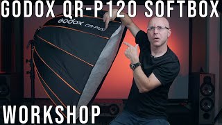 Godox QR P120 Softbox Review  Workshop [upl. by Werby]