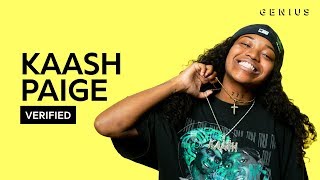 Kaash Paige quotLove Songsquot Official Lyrics amp Meaning  Verified [upl. by Eilyr]