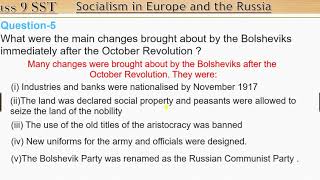 What were the main changes brought about by the bolsheviks immediately after the october revolution [upl. by Ayomat886]