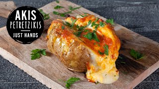 Quick Jacket Potatoes  Akis Petretzikis [upl. by Alekat]