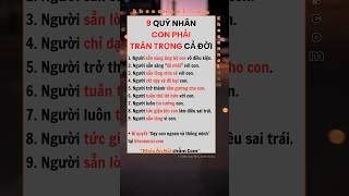 Quý nhân con phải nhớ kheoannoi daycon daycondungcach dayconthongminh fyp [upl. by Nolie715]