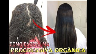 Como Fazer Uma Progressiva Orgânica Perfeita Cabeleireira Letícia Silva do Salão LS Cabelos de Diva [upl. by Melc860]