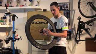 TOKEN KONAX TRI tubeless ready carbon clincher Wheels unboxing [upl. by Clevey144]