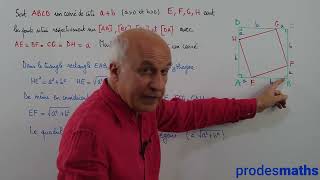 Seconde  Configurations du plan  Carrés  Exercices [upl. by Sage]