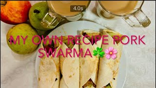 MY VERY OWN RECIPE SHAWARMA rbw [upl. by Waly]