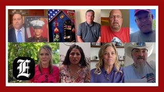 quotWe invited Trumpquot 8 Gold Star families send video messages to Kamala Harris [upl. by Ahsienahs]