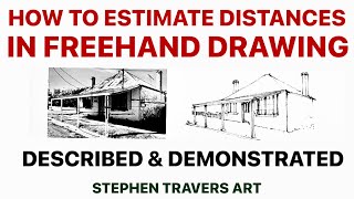 How to Estimate Distances Freehand Drawing [upl. by Aiekal877]