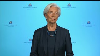 Christine Lagarde Reiterates ‘Sufficiently Restrictive’ ECB Rates [upl. by Odama30]