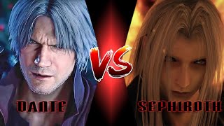 DANTE vs SEPHIROTH Devil May Cry and Final Fantasy PART 2 [upl. by Yuht35]