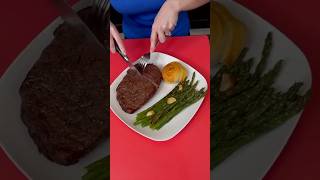 Easy Steak Dinner in minutes 🥩easyrecipes steak dinnerideas airfryer [upl. by Abehsile619]