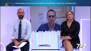 Capotreno aggredito lintervista al Segretario Nazionale Uiltrasporti Roberto Napoleoni a Cusano Tv [upl. by Lyssa]