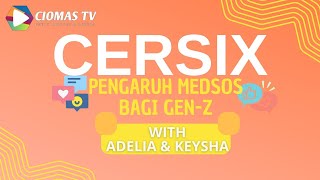 PENGARUH MEDSOS BAGI GENZ  LIVE STREAMING CERSIX [upl. by Lynad]