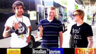 Boys Like Girls Interview Paul DiGiovanni amp Bryan Donahue 2010 [upl. by Mycah]