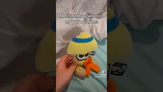 Starfruit left Dry Ice inside Mulas Shoes splatoon plushies shorts [upl. by Lazaruk]