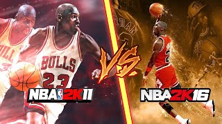 NBA 2K11 vs NBA 2K16 NBA BASKETBALL SHOWDOWN WHICH GAME IS BETTER [upl. by Cuthburt]