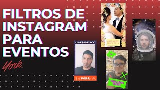 Filtros de Instagram para eventos FAQ [upl. by Coopersmith314]