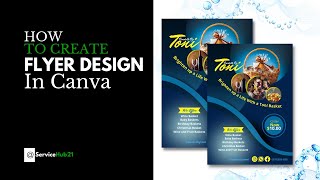 How to create Flyer Design In Canva [upl. by Nesta229]