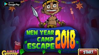 New Year Camp 2018 Escape Walkthrough Games4Escape [upl. by Decima]