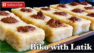 Biko with Latik Full Recipe and Procedure  LUTONG BULAKENYO  Pang Negosyo [upl. by Lasser]