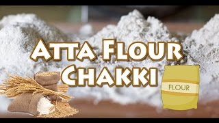 Traditional Atta quotFlourquot Chakki quotMillquot in Punjab Pakistan English Translation [upl. by Earla]