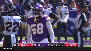 Minnesota Vikings Highlights vs Houston Texans  2024 Regular Season Week 3 [upl. by Evanne]