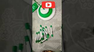 pakistani s flag 🇵🇰🇵🇰paper craft zainab craft shortshortsviral [upl. by Skurnik401]