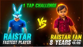 Rastar 🆚 Rai star fan ￼🍷🗿 1vs1 freefire [upl. by Gilleod]