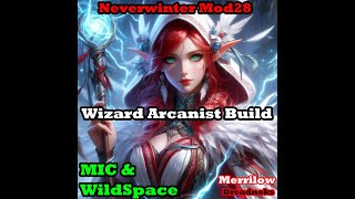 Wizard Arcanist Build  Master Imperial Citadel amp Wildspace Build  Neverwinter Mod 28 [upl. by Barram]