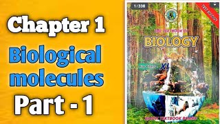 Biological Molecules class 11 part 1Sindh board [upl. by Waddell983]