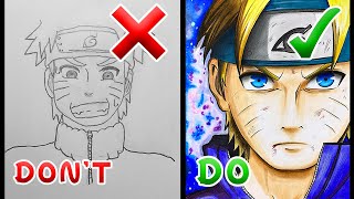 10 CONSIGLI PER MIGLIORARE NEL DISEGNO ANIMEMANGA [upl. by Eidak229]