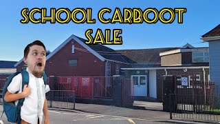 Going Back To School To Learn The Deals At Gilfachs First Carboot Sale [upl. by Ahsima]