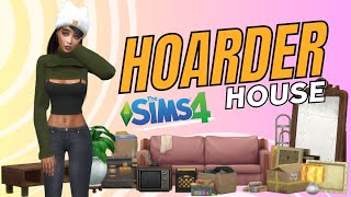 Hoarder House in the Sims 4  Stop Motion Build [upl. by Lisandra]