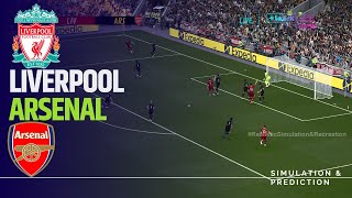 Liverpool vs Arsenal • Club Friendly Jul 31 2024  Videogame simulation [upl. by Alberta]