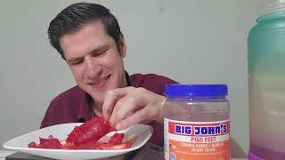 pickled pigs feet mukbang [upl. by Danika]