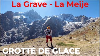 3200 m La Grave La Meije amp La Grotte de Glace lagrave lameije [upl. by Enohpets]