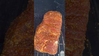 Ribs and Pulled Pork on my Offset Smoker homecook bbq bbqfoodie bbqribs recipeoftheday recipe [upl. by Sidoeht629]