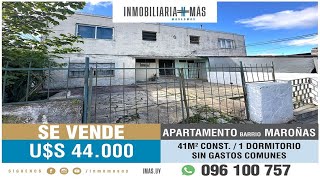 En Venta Apartamento 1 Dormitorio l Maroñas [upl. by Feigin]